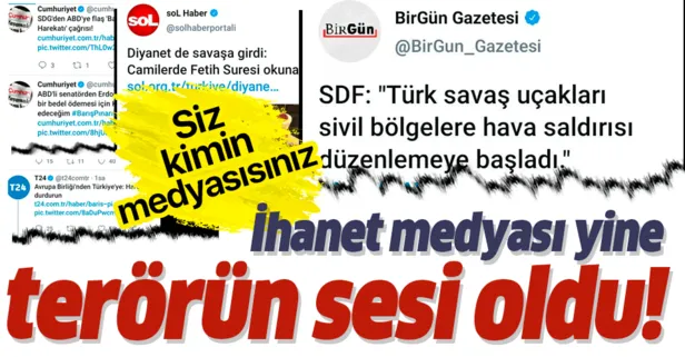 İhanet medyası yine terörün sesi oldu!