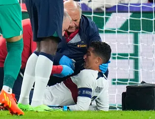 Cristiano Ronaldo kanlar içinde yerde kaldı! Portekiz maçında korkutan olay
