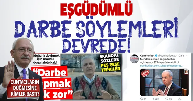 Can Ataklı ve İlker Başbuğ'dan darbe ima eden açıklamalar! Skandal sözlere tepkiler peş peşe geliyor