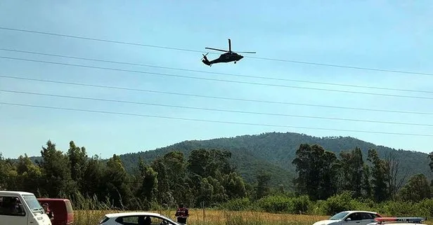 Muğla’da helikopterli trafik denetimi
