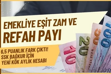 Emekliye eşit zam için yeni hesap: SSK ve Bağ-Kur’luya yüzde 14 + 6,5 puanlık formül gündemde