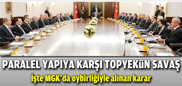 Paralel yapıya karşı topyekün mücadele