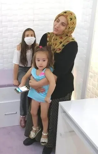 Bacağının üzerinden hafriyat kamyonu geçen küçük Aylin'den güzel haber! Protez bacağına kavuştu