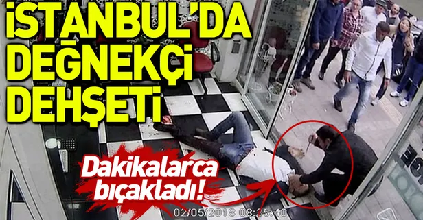İstanbul'da değnekçi dehşeti