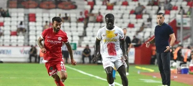Antalyaspor ile Kayserispor yenişemedi!
