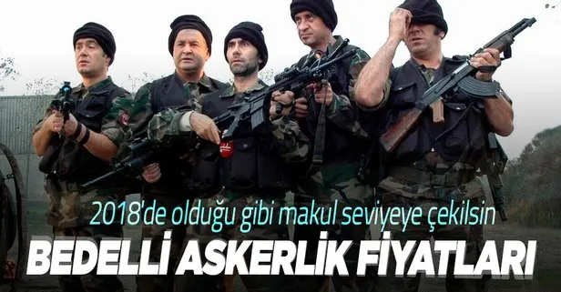 Bedelli askerlik ücreti mutlaka düşürülmeli