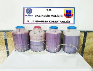 Balıkesir’de sahte içki operasyonu!