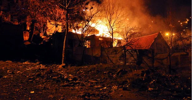 Ankara’da korkutan yangın! Gecekondu kül oldu