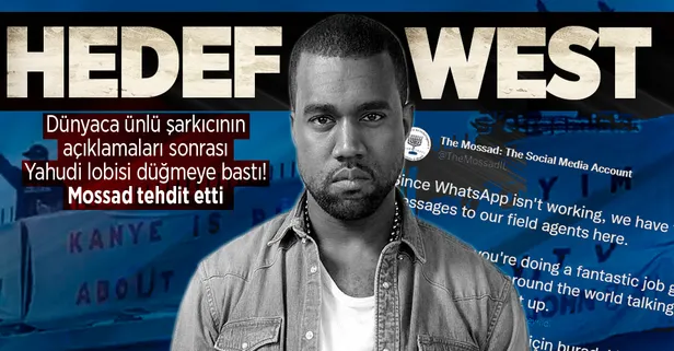Kanye West'in Yahudilerle ilgili sözleri sonrası Mossad'dan akılalmaz tehdit: WhatsApp çalışmadığı için...