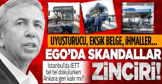 CHP'li ABB'nin EGO'sunda skandallar zinciri! Kaza yapan sürücünün kanında uyuşturucu madde "amfetamin" tespit edildi