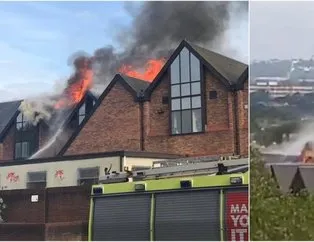 Londra’da AVM’de yangın paniği