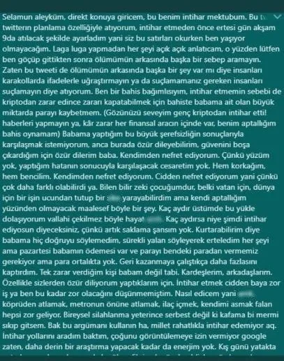 Gece yarısı korkunç ölüm: Kripto para sonu oldu! Üniversite öğrencisinin kan donduran intihar mektubu-7