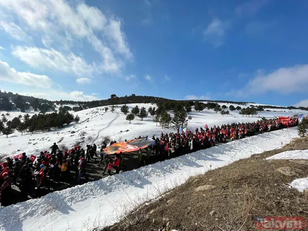 Sarıkamış şehitleri anıldı! Türkiye Kars Sarıkamış'ta "Şühedanın İzinde" yürüdü - 49