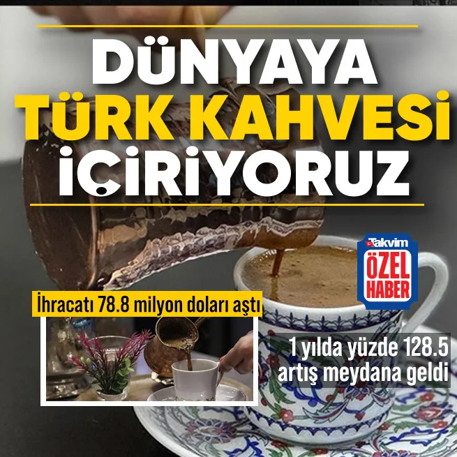 Dünyaya Türk kahvesi içiriyoruz
