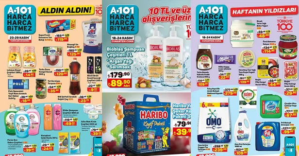 Yeni hafta Çarşamba geldi A101 indirimleri başlattı! 1 alana 1 bedava + %32 indirim müjdesi! 185 TL'den 125 TL'ye düştü! Un, ayçiçek yağı, Omo..