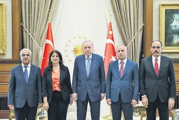 Başkan Erdoğan DEM Parti heyetiyle terörsüz Türkiye sürecini görüştü