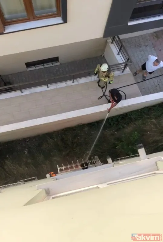 Ümraniye'de bir garip olay! "Dış güçler kapattı" dediği telefonunu tavada yakıp, kendisini odaya kilitledi - 1