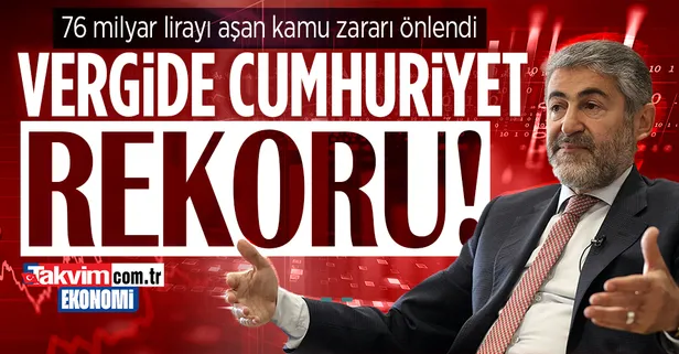 Son dakika: Vergi denetiminde rekor kırıldı: 76 milyar TL'yi aşan kamu zararı engellendi