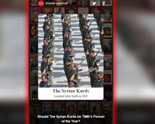 TIME dergisinden büyük skandal! PKK/YPGli teröristleri Yılın Kişisi listesine aday gösterdi