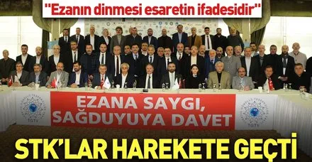Türkiye Gönüllü Teşekküller Vakfı'ndan "Ezana saygı, sağduyuya davet"