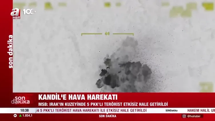 Kandil’e hava harekatı: 5 PKK’lı öldürüldü