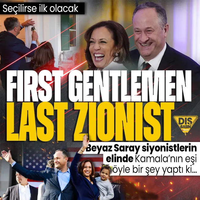 Kamala Harris’in siyonist kocası: Harris seçilirse ilk Yahudi ‘Fist Gentlemen’ olacak! Beyaz Saray’da İsrail lobisi
