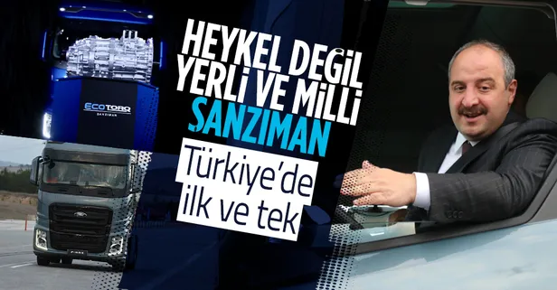 Türkiye'de ilk ve tek! Bakan Varank yerli şanzımanlı kamyonu tanıttı
