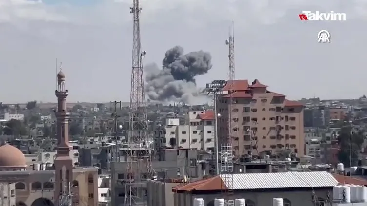 İsrail ordusu Refah’ın doğusuna hava saldırıları düzenliyor