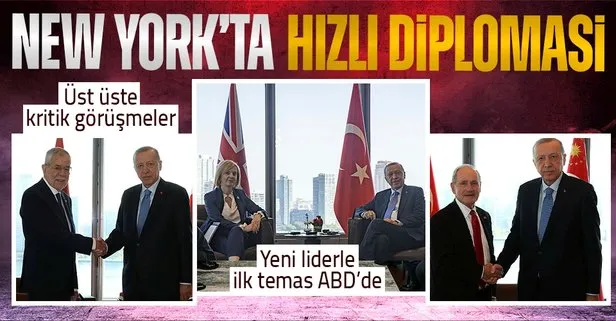 SON DAKİKA! Başkan Erdoğan’dan New York’ta diplomasi trafiği! Üst üste kritik temaslar
