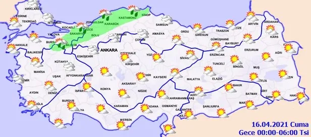 HAVA DURUMU | Meteoroloji İstanbul için saat verdi: Sağanak yağış geliyor | 15 Nisan hava durumu raporu-8