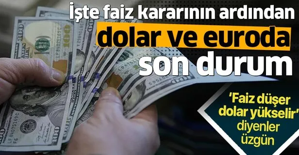 Son dakika: Merkez Bankası’nın faiz kararının ardından dolar ve euro ne kadar oldu? Dolar ve euro fiyatı