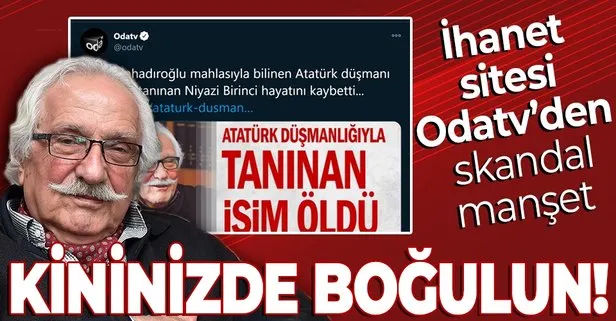SON DAKİKA: Ünlü tarihçi Yavuz Bahadıroğlu’nun vefatı sonrası Odatv’den skandal manşet