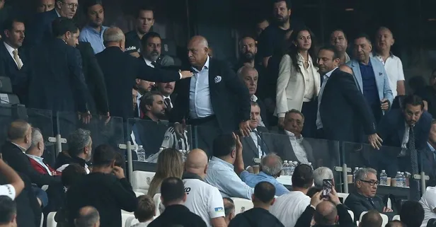 TFF Başkanı Mehmet Büyükekşi Beşiktaş - Lugano maçında stadı terk etti! Ahmet Nur Çebi'ye parmak salladığı görüldü