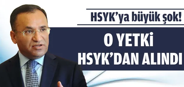 Adalet Bakanı Bozdağ’dan HSYK’ya uyarı