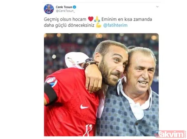 Corona virüse yakalanan Fatih Terim'e destek mesajları: Nefesim daralıyor - 23