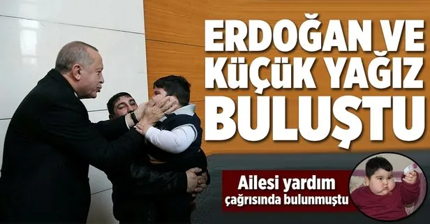 Küçük Yağız, Cumhurbaşkanı Erdoğan’la buluştu