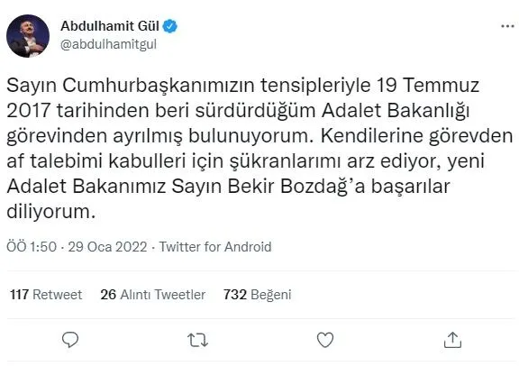 Son dakika: Adalet Bakanlığı'nda görev değişimi! Abdulhamit Gül'ün yerine Bekir Bozdağ atandı-6