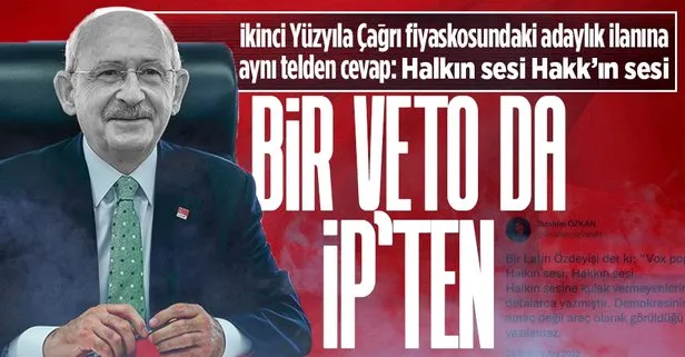 Kemal Kılıçdaroğlu’nun İkinci Yüzyıla Çağrı programındaki adaylık konuşmasına İmamoğlu’ndan sonra şimdi de İYİ Parti’den tepki