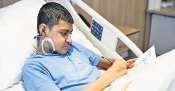 Lösemiyle savaşan Cemal Göztak hastanede LGS kazandı!