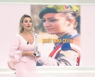 Esra Erol’a anlamlı ödül