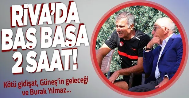Riva’da 2 saat baş başa! TFF Başkanı Nihat Özdemir ve Şenol Güneş bir araya geldi...