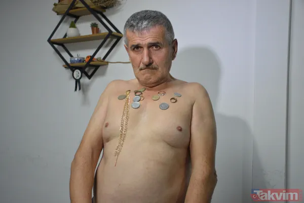 ‘Mıknatıs adam’ Süleyman! Çatal kaşık metal vücuduna yapışıyor! İlçenin en çekici adamı - 4