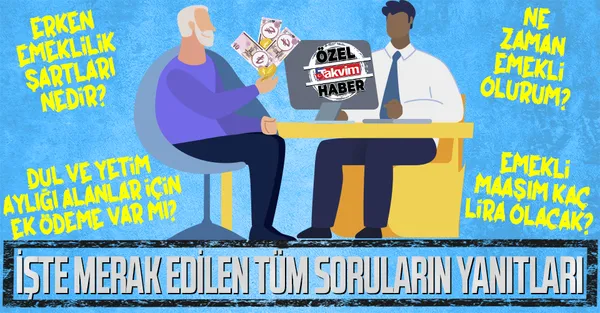 Erken emeklilik şartları nedir? Ne zaman emekli olurum? Emekli maaşım kaç lira olacak? İşte merak edilen tüm soruların yanıtları!-1