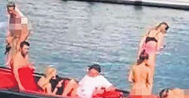 Göçek Koyu’nda çıplak skandal! Ukraynalı mankenler...