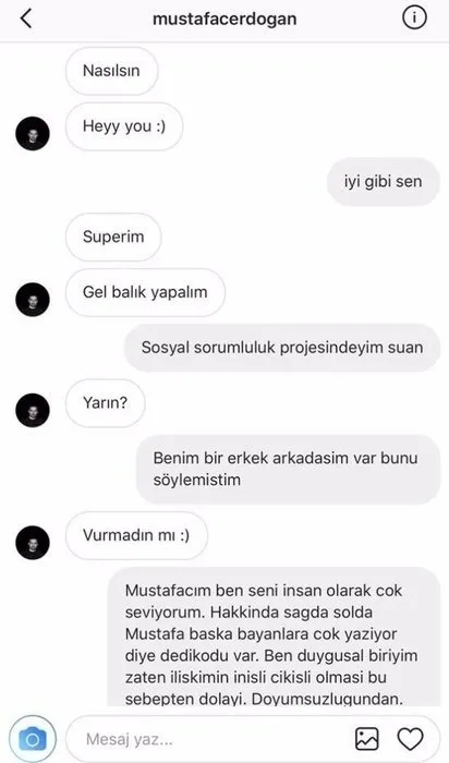 Mustafa Erdoğan, şarkıcı Hatice'ye attığı taciz mesajlarını kaldırtıyor-8