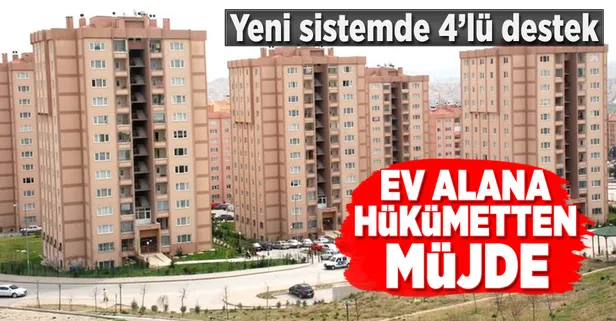 Ev alana 4’lü destek