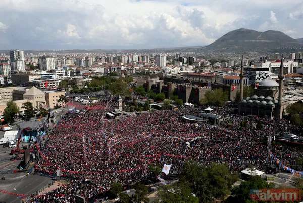 Şu meydan ülkeyi size '7'rir mi! Akşener ve Yavaş'ı hüsrana uğratan Kayseri Başkan Erdoğan'ı el üstünde karşıladı: Yok böyle rekor - 12