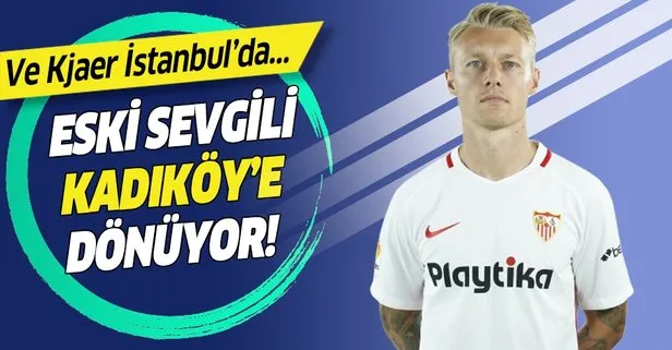 Adım adım Fenerbahçe’ye yaklaşan Simon Kjaer İstanbul’a geldi