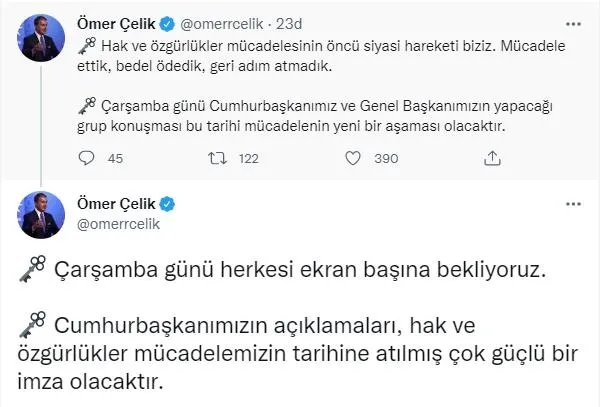 AK Parti'den tarihi çağrı: "Çarşamba günü herkesi ekran başına bekliyoruz"-1