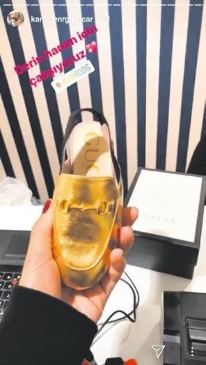 Kardelen Acar Dan Kizina 2 Bin 215 Tl Lik Gucci Terlik Takvim